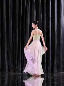FULLBELIEF | Váy Đầm Nhảy Múa Phong Cách Cổ Điển Degrade Elegance