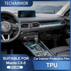 Car Interior TPU Protector Anti-scratch Film For Mazda CX 5 2017-2022 Auto Protective Transparent Anti-tear Stickers Accessories