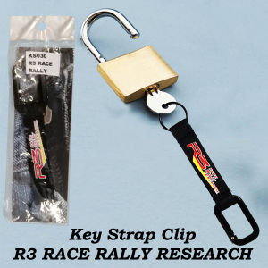 Key strap Keystrap clip R3 RACE RALLY RESEARCH