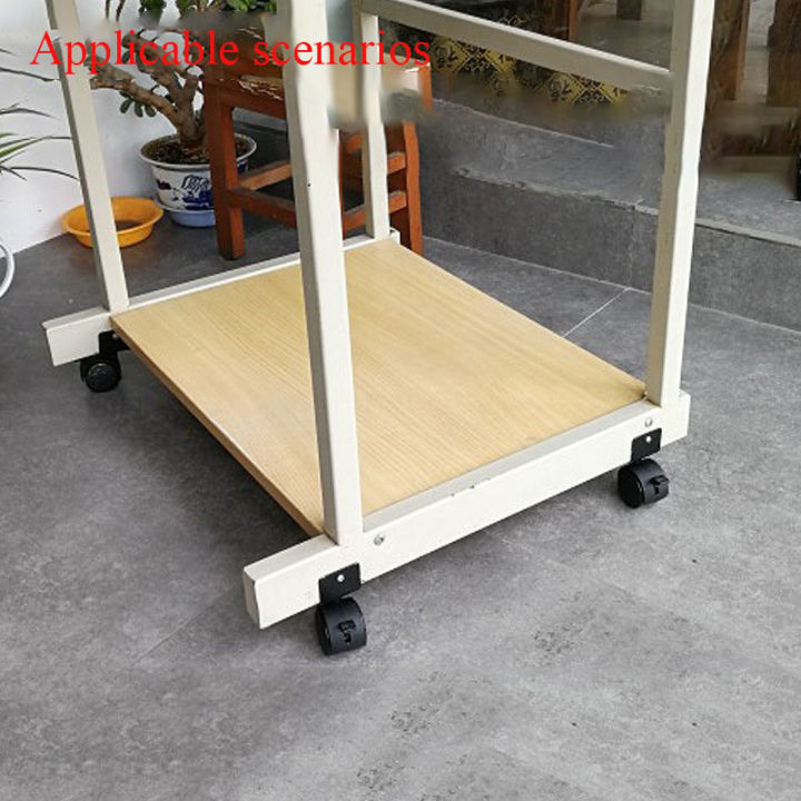 Mobile casters with 2-inch clamp plate wheels, brakes, universal wheels ...