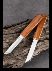 Bộ 2 Dao Gọt Cán Gỗ Sắc Nét Cầm Tay Chất Liệu Thép Không Gỉ Nhập Khẩu Chọn Lọc Có Vỏ Đựng An Toàn Khi Sử Dụng