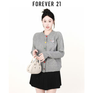 Forever21 | Fashionable Round Neck Long Sleeve Loose Knit Top