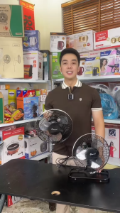 Quạt treo tường nhà vệ sinh Ching Hai W910 - Sải cánh 23cm Cánh nhôm 38W Hàng Chính Hãng