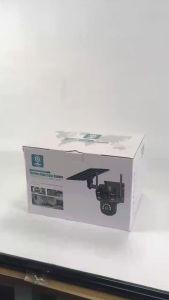 V380 12MP Solar Cell Camera: Dual Lenses & Night Color Image