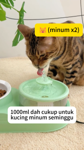 POODEE PETS Malaysia 2 in 1 Automatic Feeder Pet Food Water Feeder Cat Feeder Automatic Pet Bowl Auto Pet Feeder Cat Feeder Dog Feeder