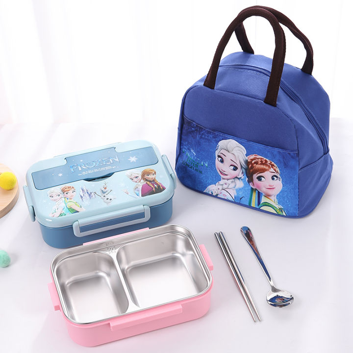 Lunch Box Set Student 304 Stainless Steel Lunch Box Cartoon Cute ...