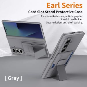 VYOPBC | Hinge Protection For Samsung Galaxy Z Fold 8 Ultra Fold 7 6 5 Multifunctional Card Slot Bracket Phone Case With Screen Protector