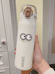 Insulated Stainless Steel Straw Water Bottle 316 Inner Lid Dual Use Cold Proof Simple Style for Men And Women Sports Water Cup