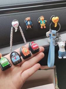 Túi Đựng Đồ Bằng Nhựa Hình Trái Tim Dễ Thương Dùng Để Treo Trong Xe Hơi Phụ Kiện Trang Trí Nội Thất Xe Hơi Đa Năng