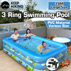 【BEST Sellers】Inflatable Swimming Pool inflatable rectangular pump household water toy inflatable swimming pool thickened household inflatable swimming pool outdoor baby/adult swimming pool