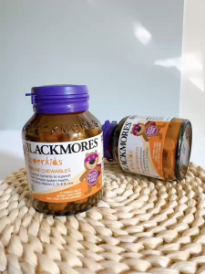 Viên kẹo nhai tăng đề kháng Blackmores Superkids Immune Chewables lọ 60 viên