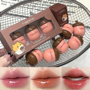 Bộ 3 Son Bóng Dưỡng Môi Pinecone Water Light - Dưỡng Ẩm Làm Đầy Môi Lâu Trôi Dễ Tán Bộ Sưu Tập Son Bóng