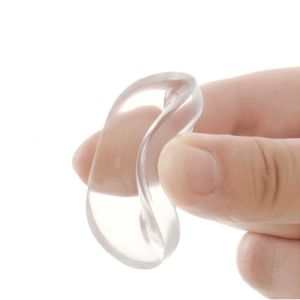 6pcs Door Handle Bumper Pad Self Adhesive Transparent Silicone Wall Protector Anti Bump Washable Reusable Round Door Stopper