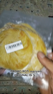 (ISI 5) Roti Maryam Original Isi 5 Pcs / Roti Canai / Roti Cane / Roti Konde Frozen Rasa Original can coklat