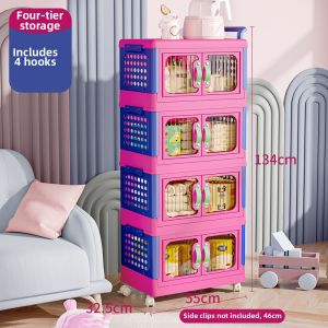 Foldable Kids Storage Cabinet