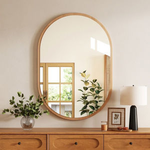 MU FENG ZHI NAN | Vintage Wall Mounted Mirror Arch Shaped