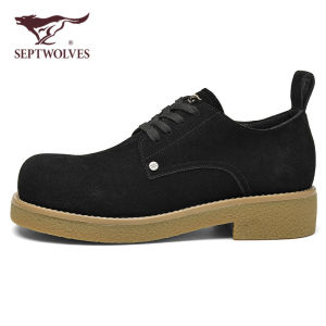 SEPTWOLVES | Leather Work Boots For Men Yellow