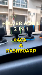 HP UNIVERSAL MOBIL HOLDER DASHBOARD STAND JEPIT SMARTPHONE CAR HOLDER SUN VISOR HOLDER