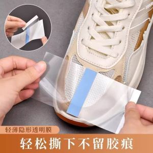 Invisible Transparent Waterproof Shoe Head Stickers Disposable Rainproof Shoes Covers for Rainy Day Outdoor Use Non Wet