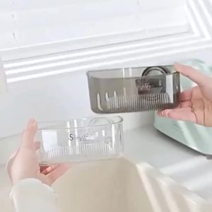 Suction Cup Sink Corner Rack Corner Sinks Strainer Basket Sponge Holder Kitchen Sink Organizer Storage Rack for Bathroom