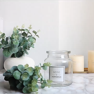 Artificial Eucalyptus Leaves Faux Money Leaf Waterproof Flower Bouquet Vase Floral Home Wedding Decor