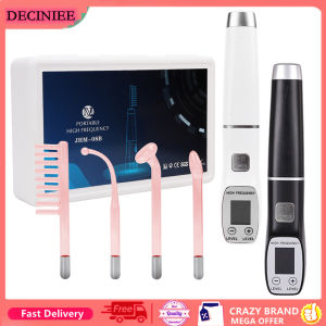 DECINIEE 7 In 1 Electrode Glass Tube High Frequency Facial Machine Spot Acne Wand Facial Massager Spa High Frequency Facial Skin Care