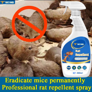 SAIYANIU 【500ML】 rat spray killer from japan rat repellent spray anti rat spray run away rat repellent spray killer rat repellent spray for car engine original rat killer spray rat away spray for house  rat off anti rat spray thailand