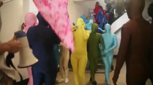 Black Invisible Man Garment Halloween Costume Ninja Invisible Man Green Screen Suit Performance Costume