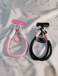 GL Fashionable and cute cartoon cat style mobile phone woven hanging rope KA-118