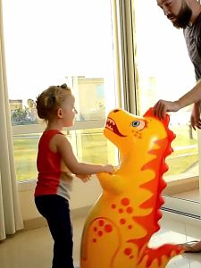 DINOTOYS Mainan Samsak Anak Merk Intex 44669 Balon Tinju Boneka Tinju Ban Pukul Bop Bags Animal 3D Mainan Anak Tersedia Kolam Renang Anak Pelampung Bayi Mandi Bola