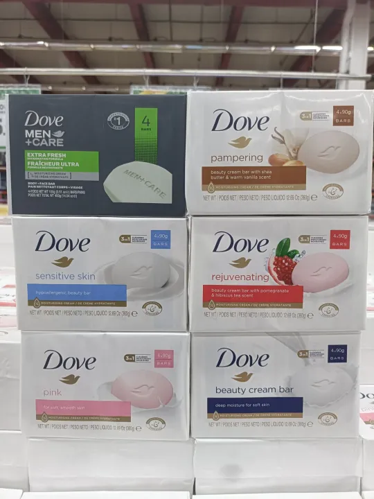 Dove Bar Soap 4 x 90g [Imported Item]