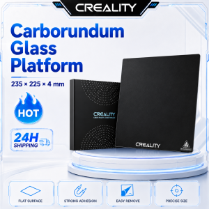 Creality3d | CREALITY For Ender 3 3D Printer Ender-5 Pro/Ender 3V2 Carborundum Glass Bed Platform Plate 235*235*4mm Build Surface Glass Plate