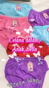 3pcs Celana Dalam Anak Perempuan Segitiga Polos