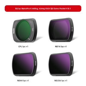 Haida | Bộ Lọc ND CPL Điều Chỉnh Được 1/4 Bộ Lọc Làm Mờ Đen cho Máy Ảnh DJI Pocket