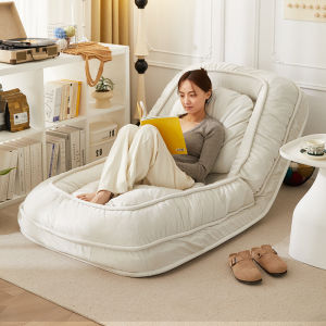 Thickened Large Lazy Sofa Bed Foldable Human Dog Nest Single Bedroom Tatami Mattress Modern Simple Style Non-Assembled Couch