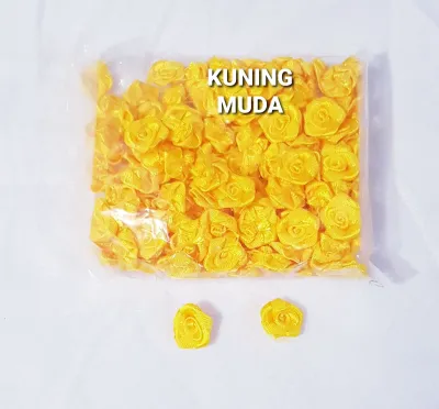 BUNGA ROSE BAHAN SATIN HARGA PER GROSS/144BUAH
