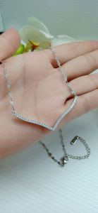 Kalung Titanium Terbaru Fuji Aurel Rantai Pecah Copy