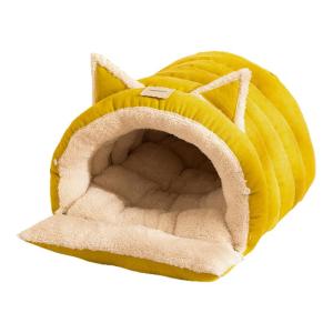 Thickened Enclosed Winter Cat House Warm And Safe Cat Bed Pet Cat Tent Cozy Nest All Seasons Breathable Waterproof Cotton Material