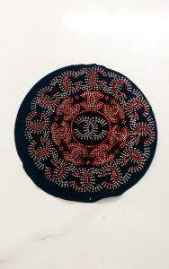 Hình kim sa trang trí may lên áo. đường kính 20cm