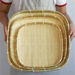 ZHENTAIYUAN | Food Storage Bamboo Basket for Steamed Buns Drying Fruit Tea