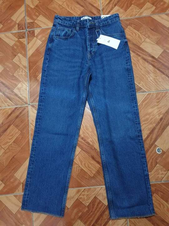 Zara overruns pants straight cut button fly) brand new size 26