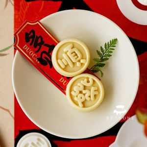 Mini Mooncake Mold 30g Wind Style Chinese Kitchen Baking Tools Green Bean Cake Press for Baking DIY Treats And Pastries