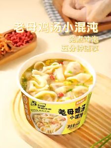 海底捞小馄饨三鲜猪肉老母鸡汤小馄饨红油抄手冲泡馄饨速食 Haidilao Wan Tan