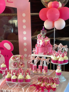 Adorable Bear Push Push Joy Birthday Cake Decoration Strawberry Bear Dessert Table Ornament Pink Jelly Sealing Paper Decoration