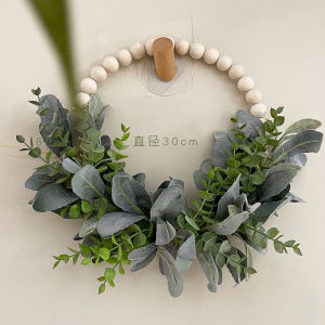 Hoa Nhựa Hoa Cườm Hoa Nhựa Hoa Gỗ Trang Trí Tường Ghế Cửa Sổ Trang Trí Hoa Cúc Hoa Cườm Tươi Mới Phong Cách Tươi Mới