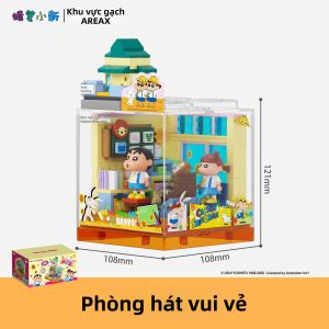 AREA-X | Bộ Đồ Chơi Lắp Ráp Bằng Gạch Trong Series Crayon Shin-chan