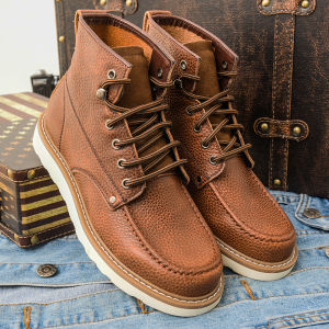 Vintage Retro Casual Mens Boots High Top