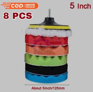 spons poles bodi motor/mobil 5 inch isi 8 set
