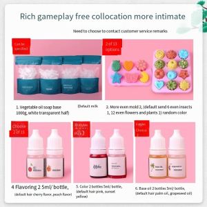 DIY Handmade Soap Material Pack Home Soap Mold Making Tool Soap Base Material Creative Multi-function Soap Making Tool Set