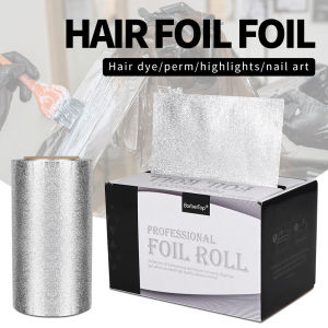 Professional Hair Tin Foil Roll For Curling Dyeing Highlights And Nail Polish Removal - Salon Quality Beauty Supply